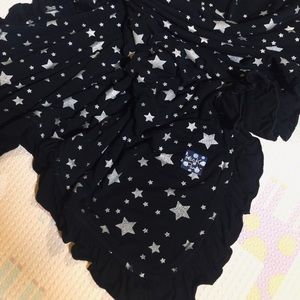Ruffle Stars Stroller Blanket VGUC